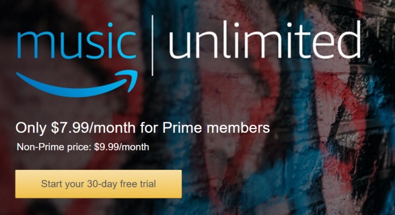 amazon music unlimited cost