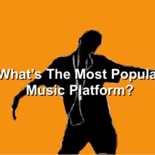 Most popular music platform