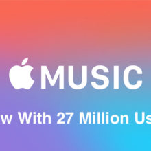 Apple Music 27 million users