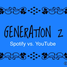 Generation Z Spotify vs YouTube
