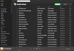 Spotify Soulful Music Playlist from Music 3.0 blog