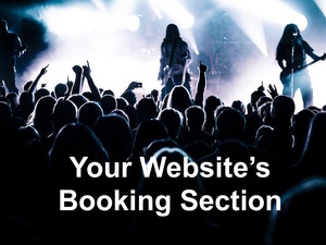 website booking section