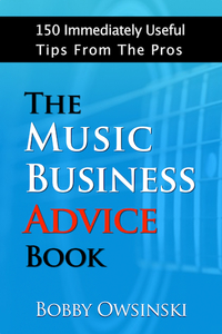 The Music Business Advice Book cover on the Music 3.0 blog