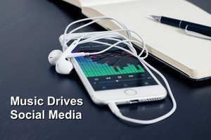 music drives social media on the Music 3.0 Blog