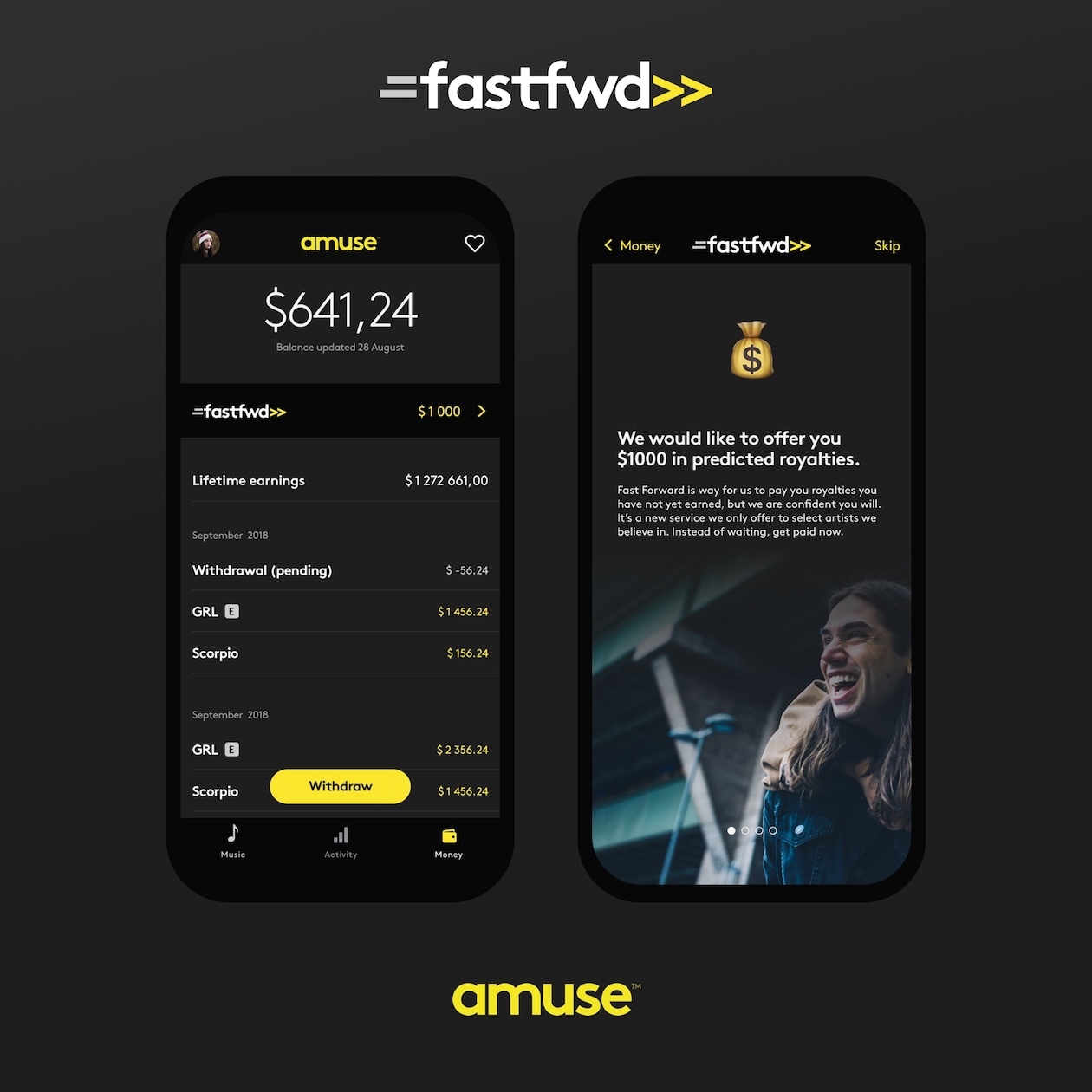 Free (With Signup) - Amuse - Spotify &  Music Now Playing Widget