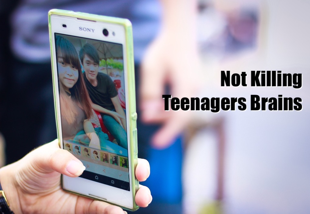 Teenagers brains not damaged from social media image on the Music 3.0 Blog
