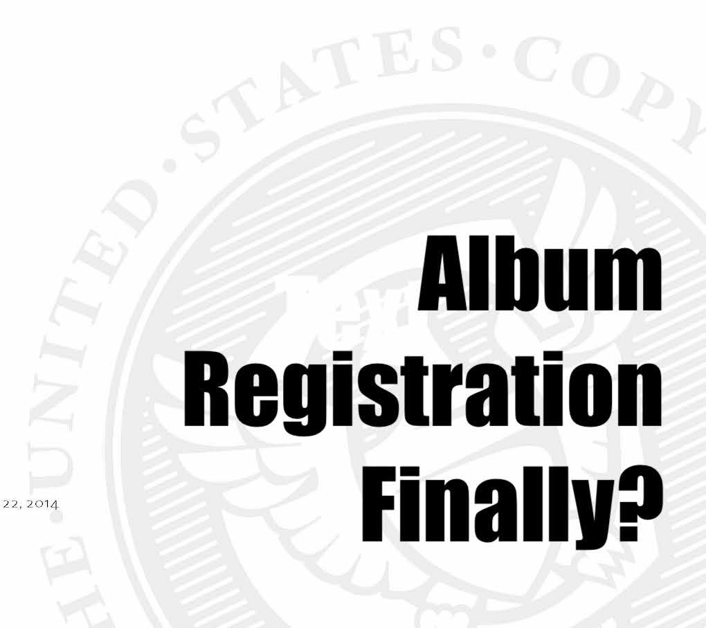 Copyright Office album registration image