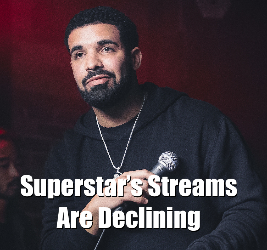 Drake - superstars declining streams image