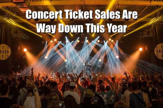 Concert Ticket Sales Are Down By A Lot This Year - Music 3.0 Music