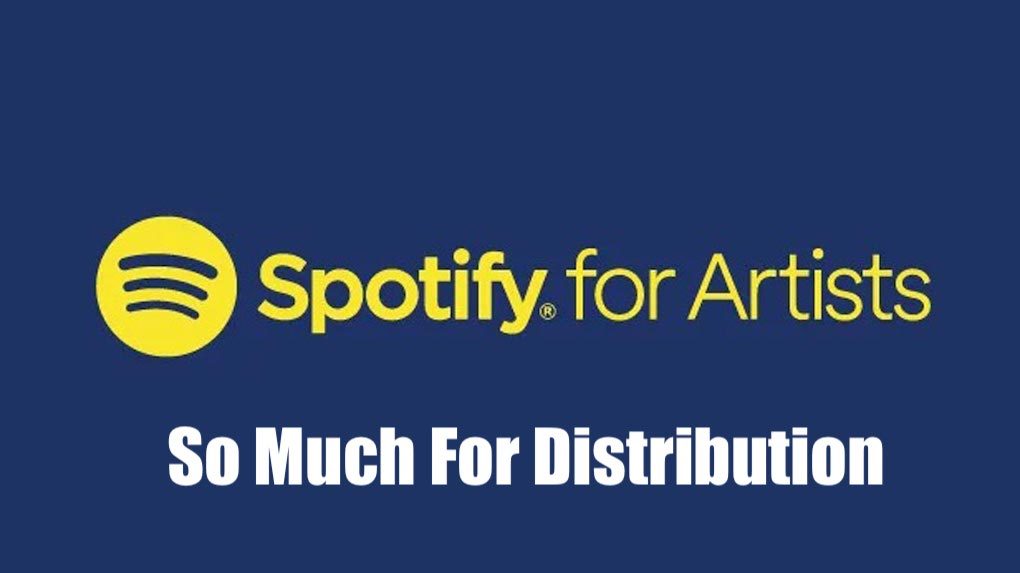 Spotify not a music distributor image