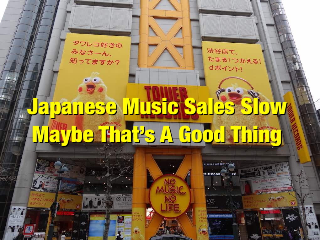 Japanese music sales slow image