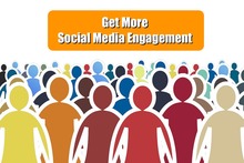 Social media posts engagement image
