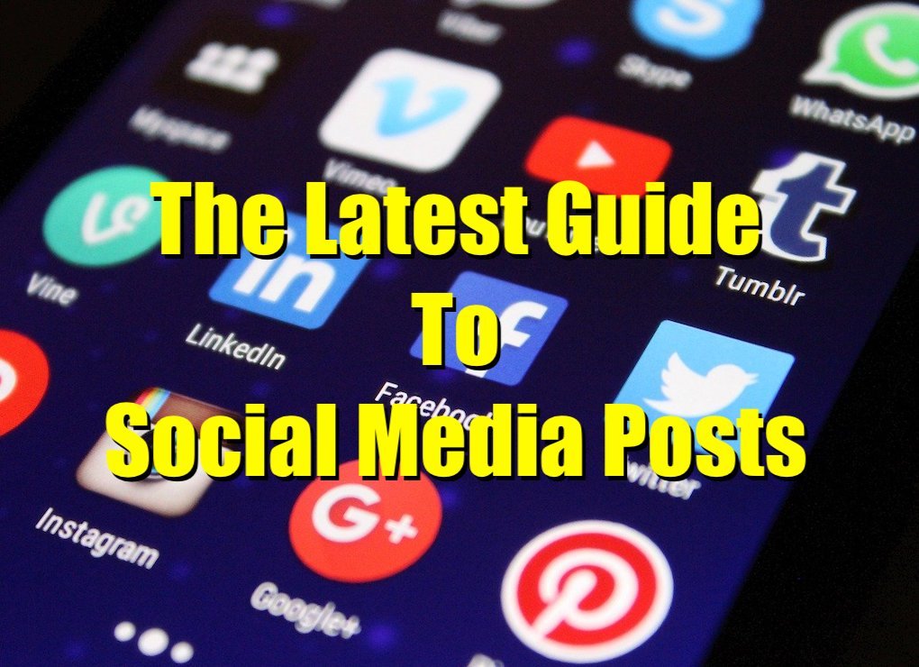 Guide to social media posts image