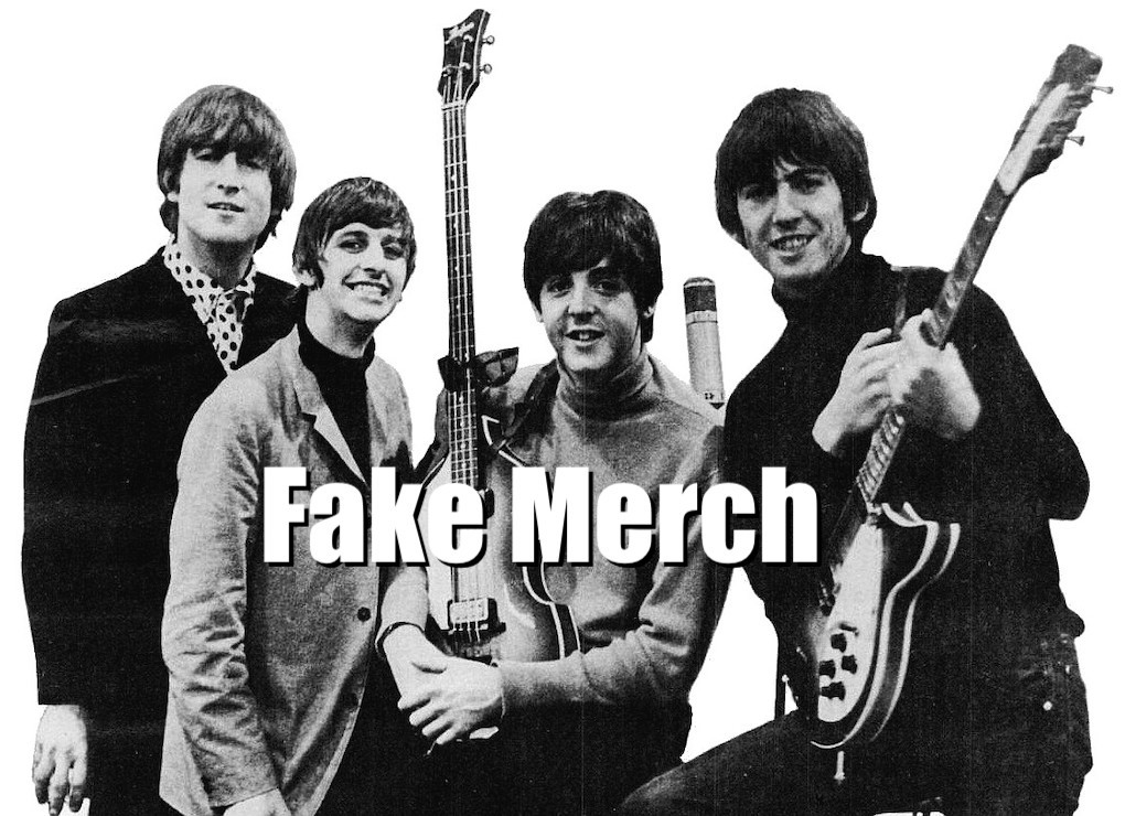 The Beatles fake merch image
