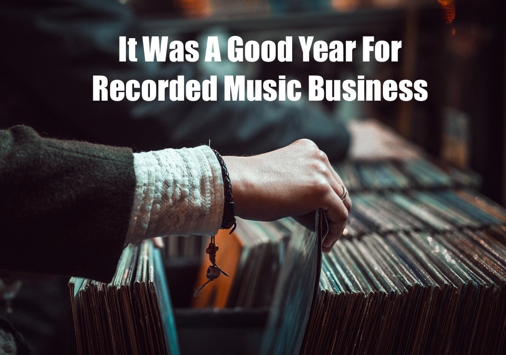 Good year for recorded music business image