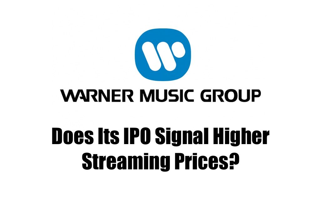 Warner Music IPO signals higher streaming prices image