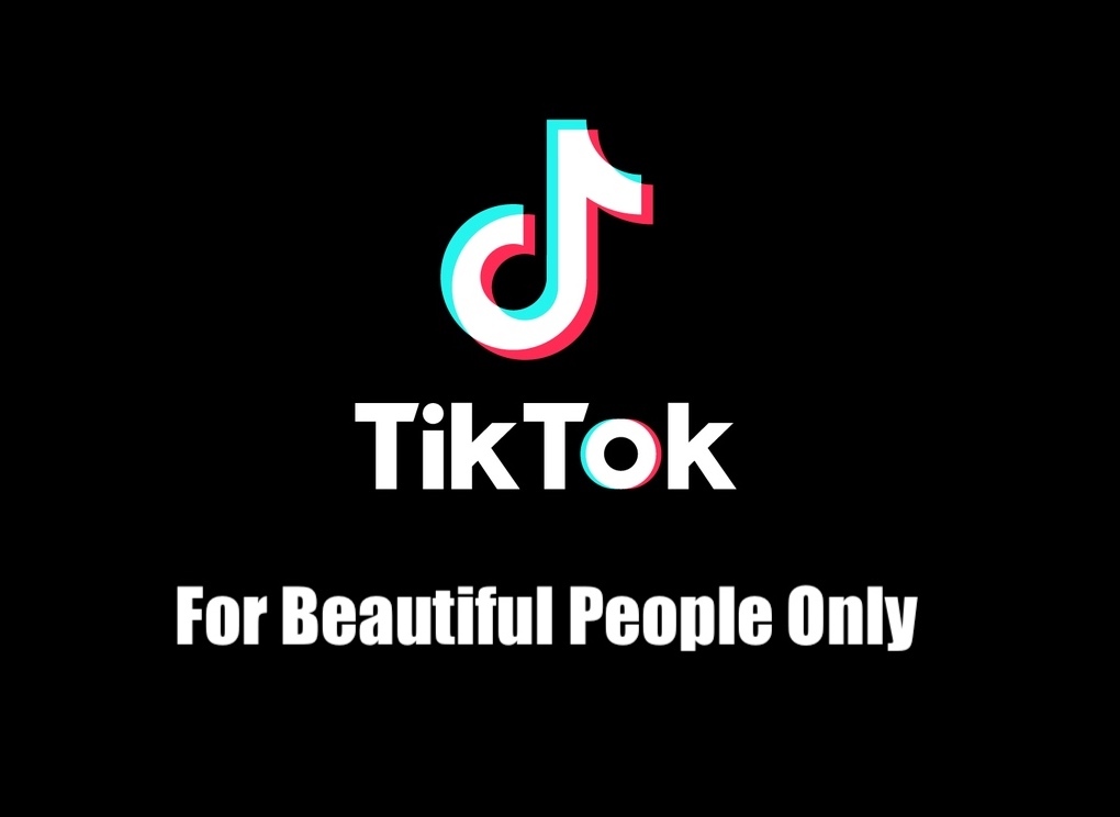 TikTok beautiful people only image