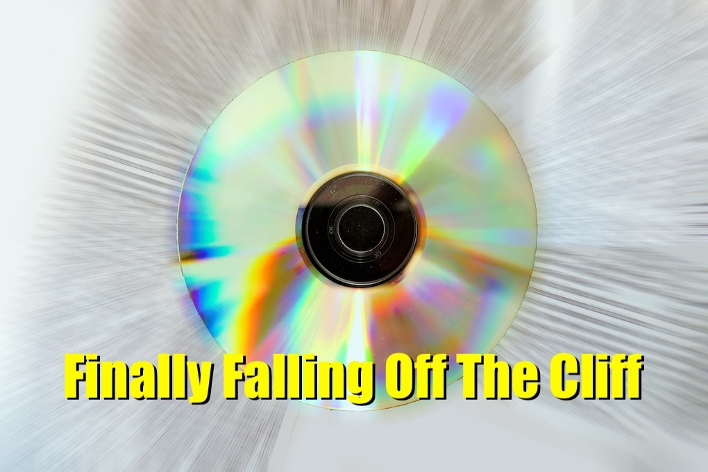 CD sales falling off the cliff image