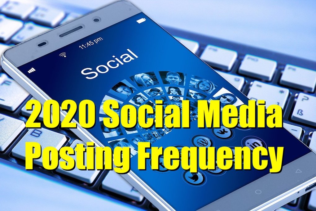 2020 Social media posting frequency image