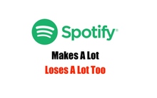 Spotify loses money image