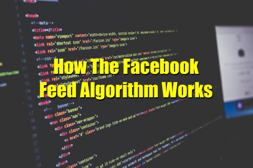 Facebook feed algorithm image