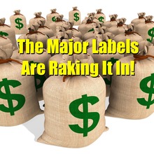 Major labels raking in a lot of money image