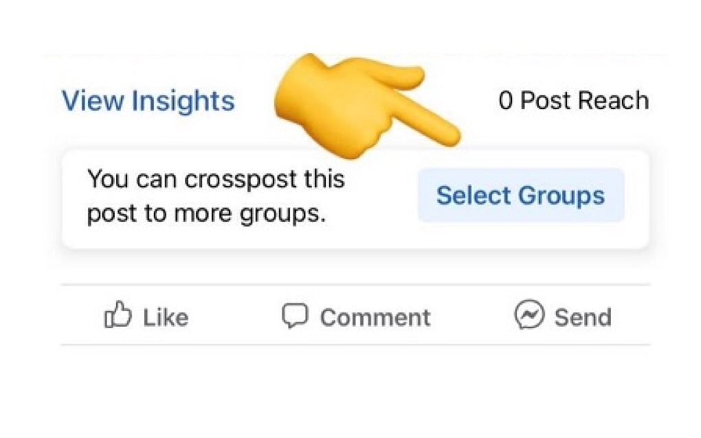 Facebook crossposting to multiple groups feature image