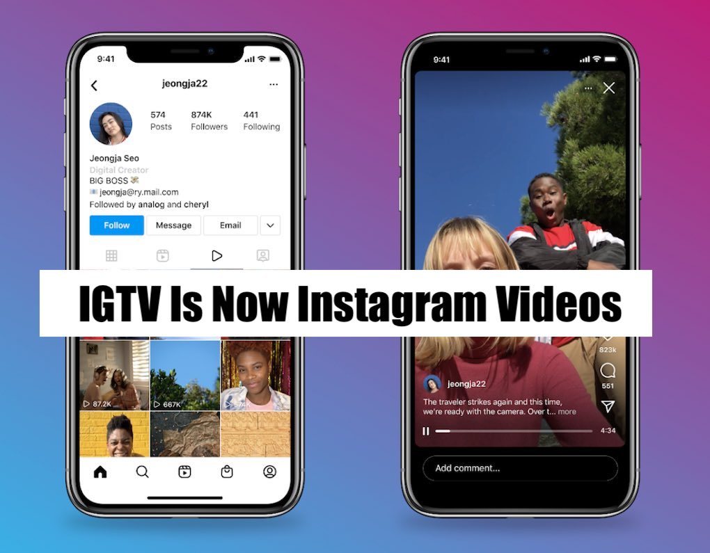 IGTV is now Instagram Videos image