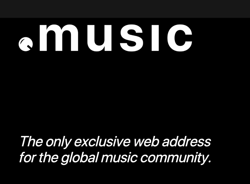 .music domain name image