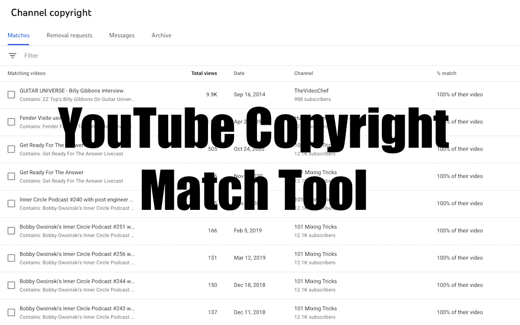 YouTube has updated its Copyright Match tool to help you make more money, on the Music 3.0 blog