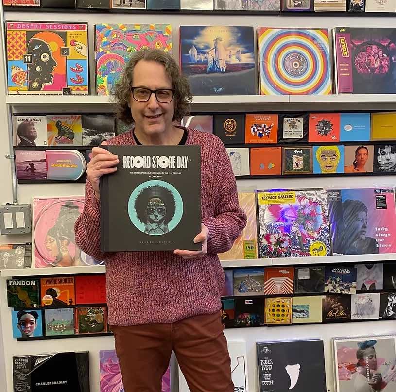 Larry Jaffee with his book Record Store Day on Episode 415 of Bobby Owsinski's Inner Circle Podcast