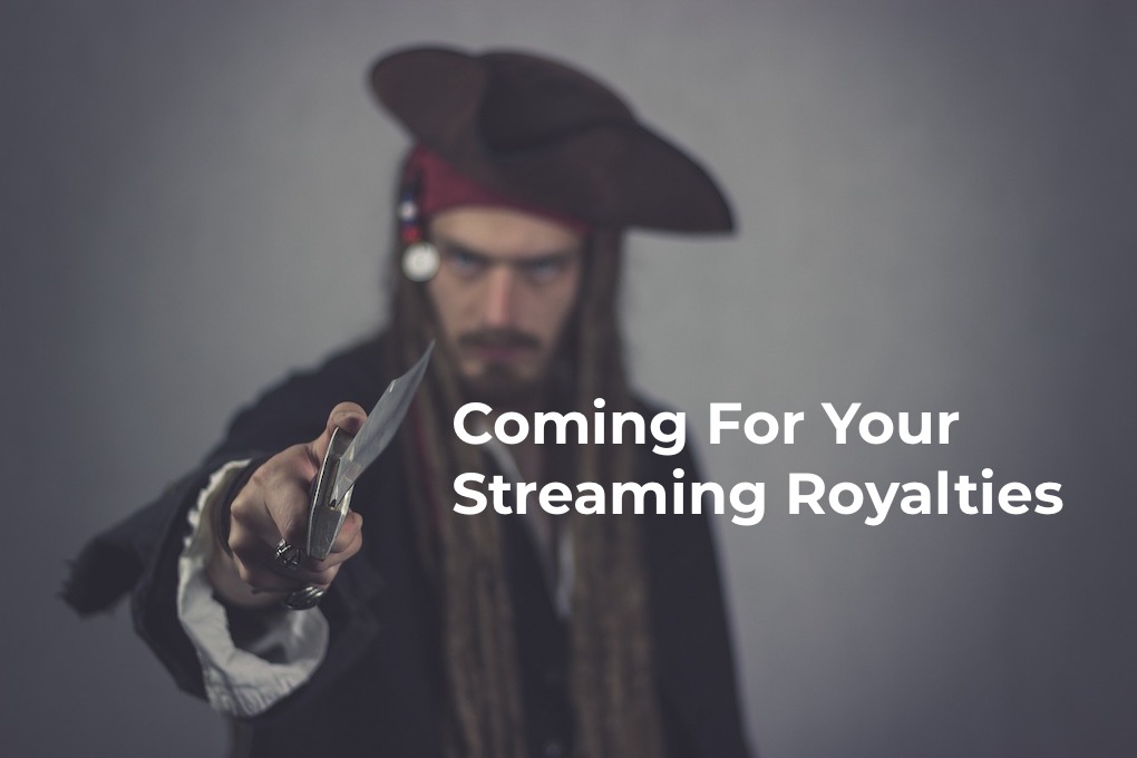 Music piracy of streaming royalties