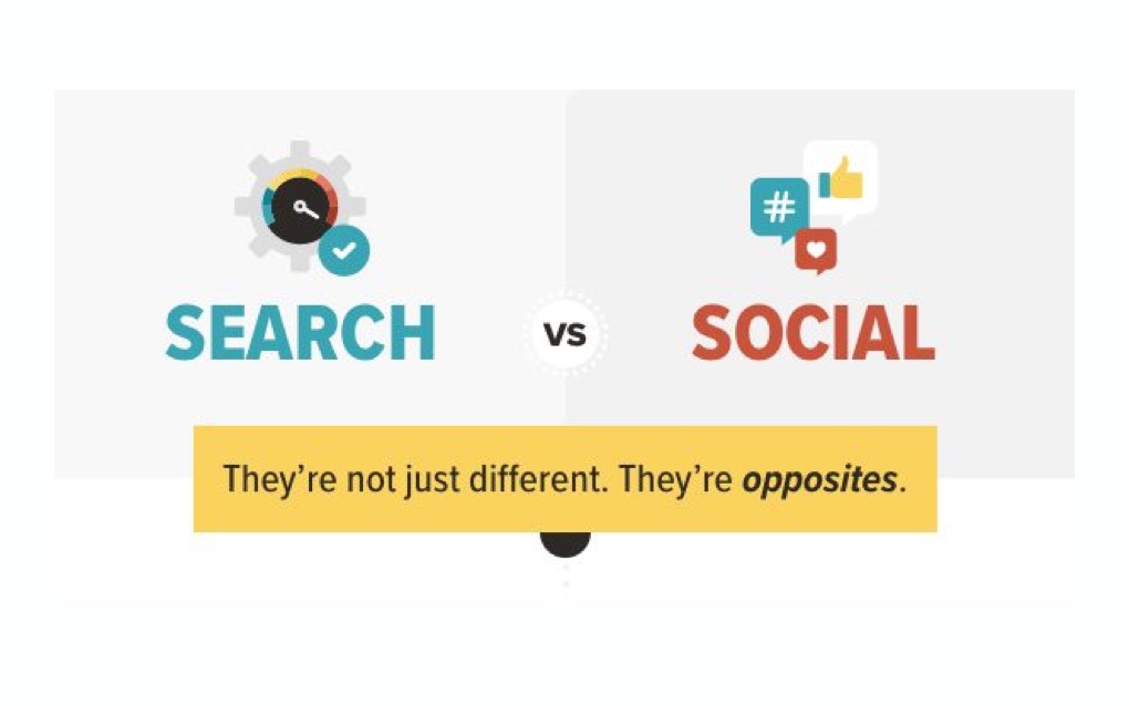 Search vs. social