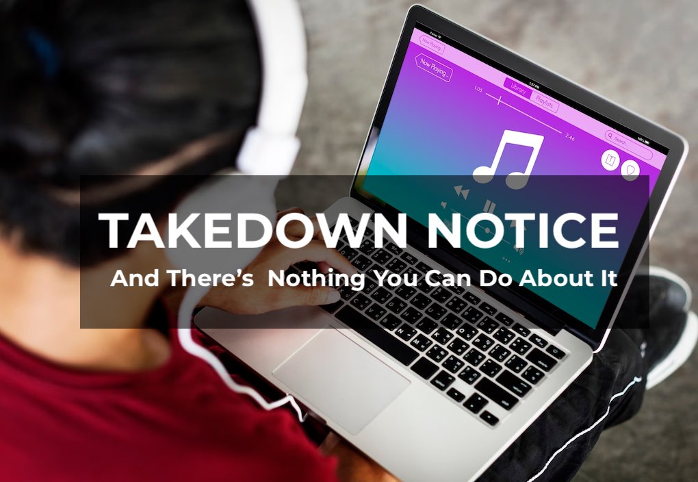 Takedown notice on DistroKid