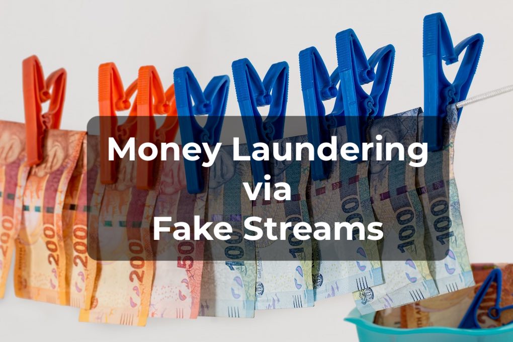 Money laundering via fake streams