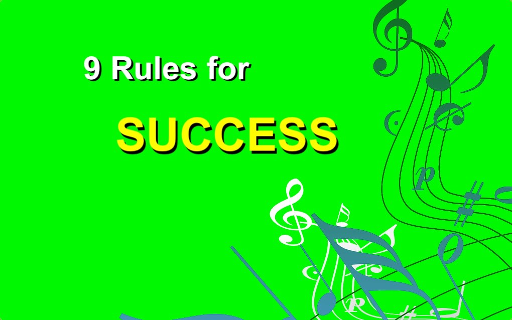 9 rules for success in the music business