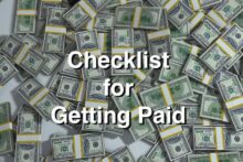 Getting Paid Checklist