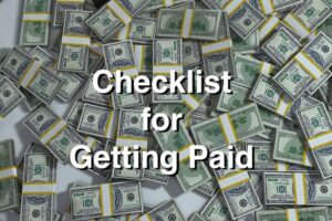 Getting Paid Checklist