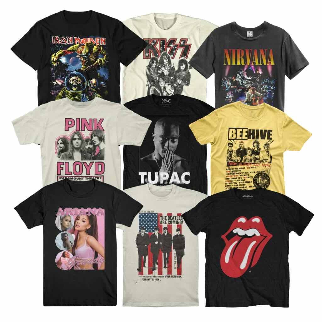 Best-selling merch items