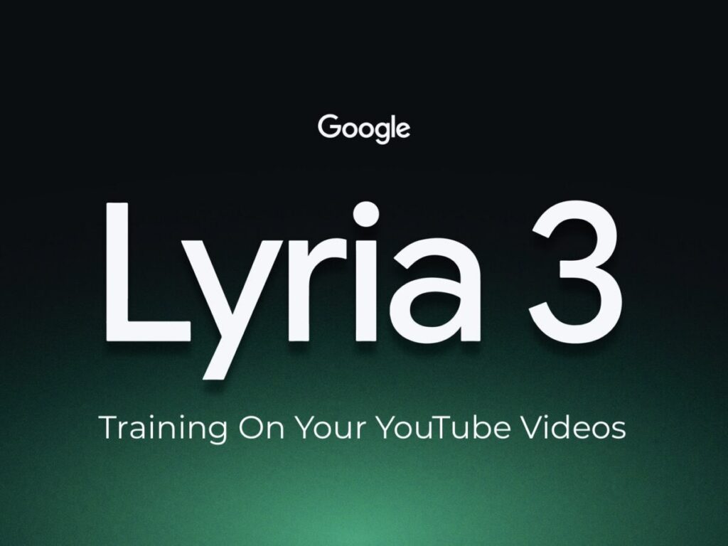 Lyria 3 AI training